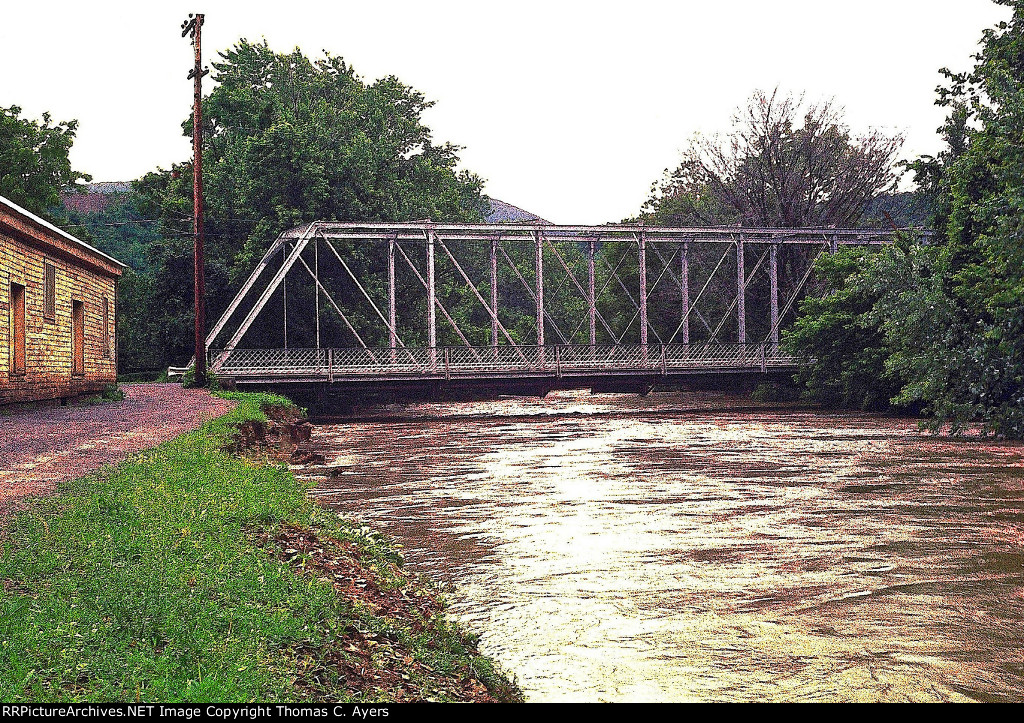 Hollidaysburg's Smith Street Bridge, 1972